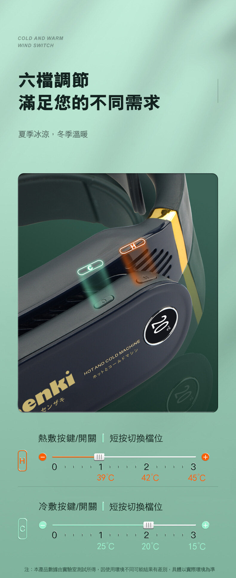 Qianqi-Mirror II Portable Neck Cooler and Heater|Wireless Neck Cooler|Cooling and Heating Dual Use|Heating Neck Brace