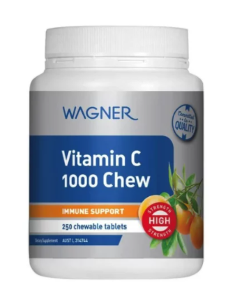 Wagner Vitamin C 1000 Chewable 250 Tablets (250片)