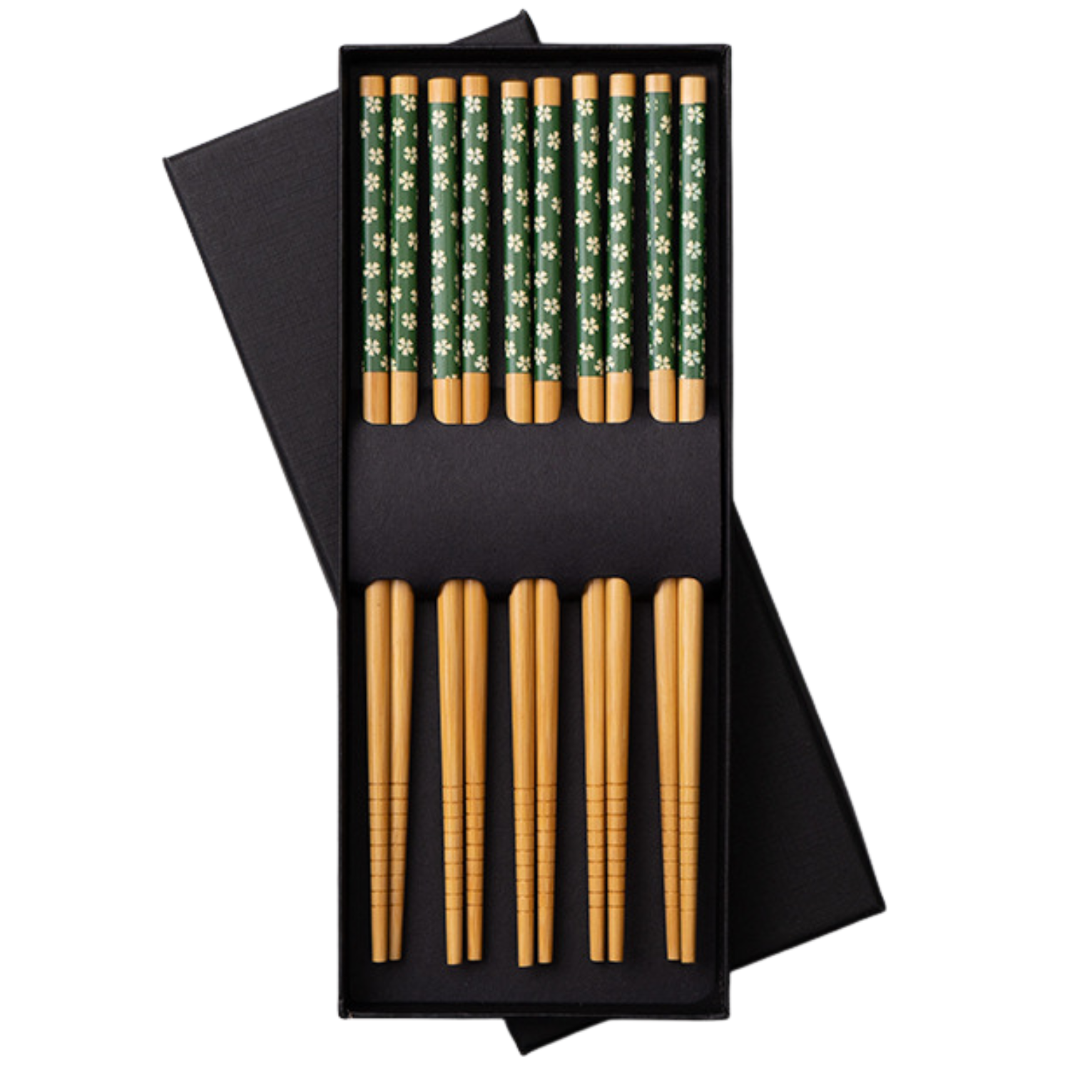 Japanese Ukiyo-e Non-slip Wooden Chopsticks Gift Box (5 Pairs)