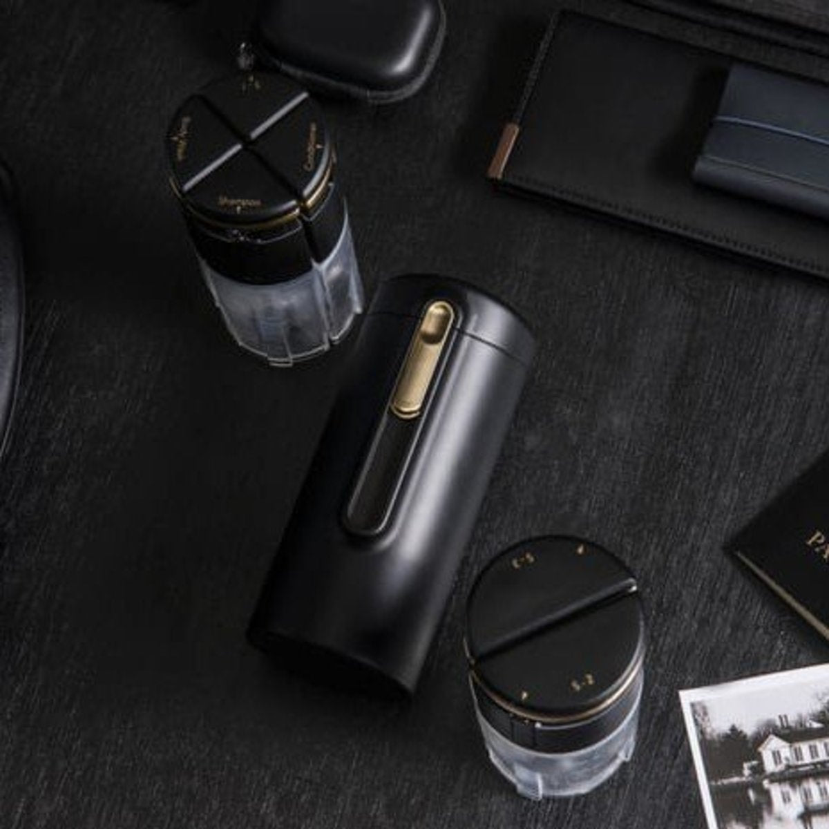 TIC - Advanced Edition of Travel Storage Bottle#Bath Wear-Matte Black