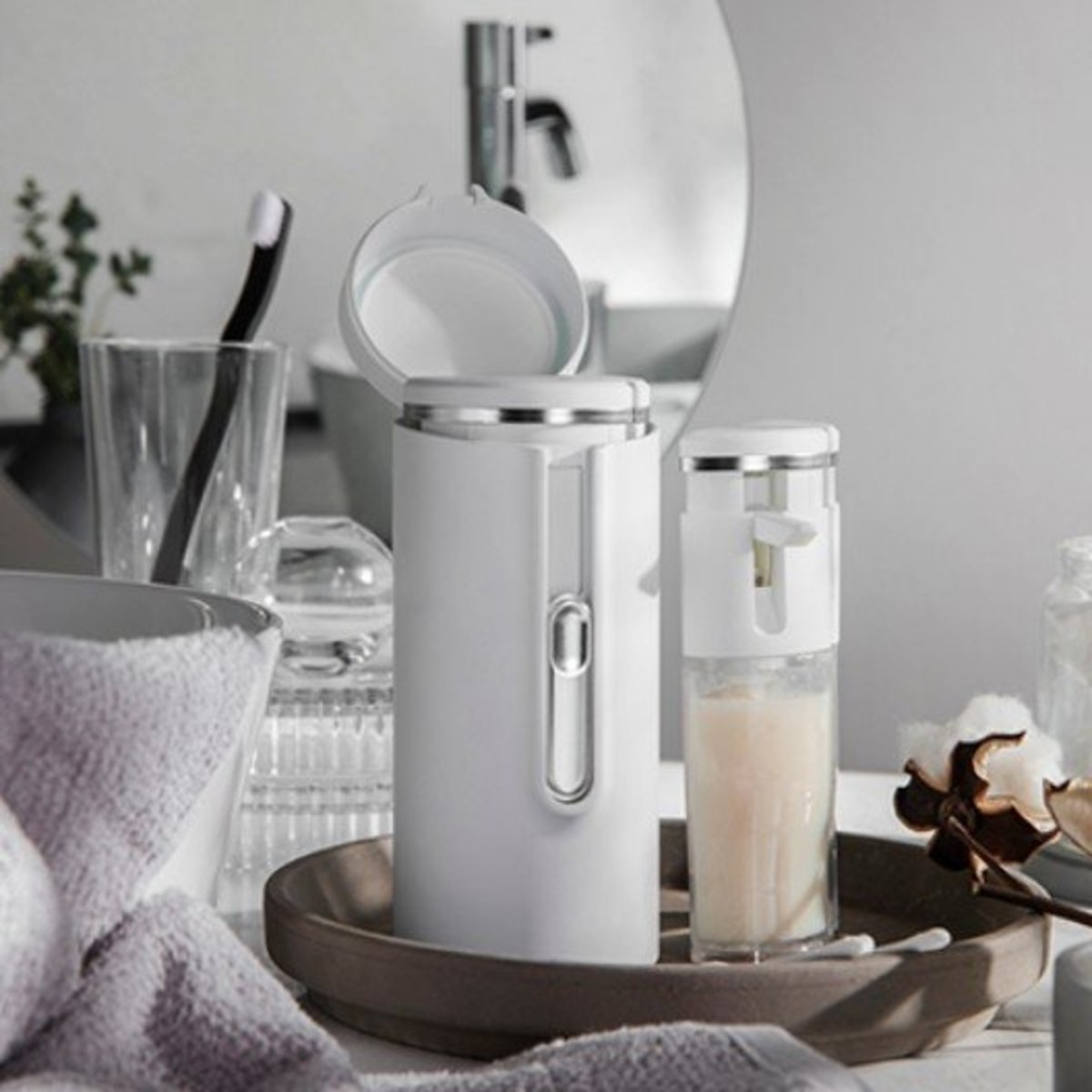 TIC - Advanced Edition of Travel Storage Bottle#Bath Wear-Matte White