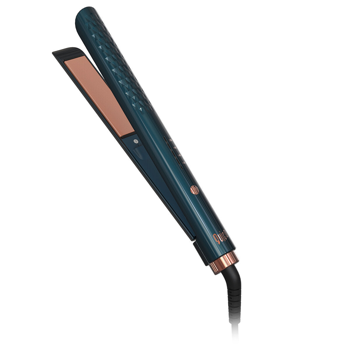 Quico - 輕巧造型器|直髮夾|捲髮器 |負離子功能 - 寶石藍