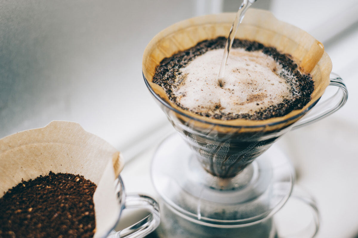 Hario - V60 02 Glass Brewing Kit (1-4 cups)|With filter paper S-VGBK-02-T