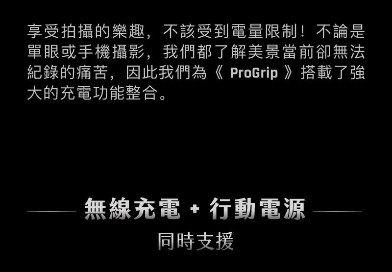 SHIFTCAM - ProGrip Starter Kit Photography Grip|Wireless Charging Stand|Power Bank|Mobile Phone Shooting Stand|Ergonomics|Bluetooth Shutter Button