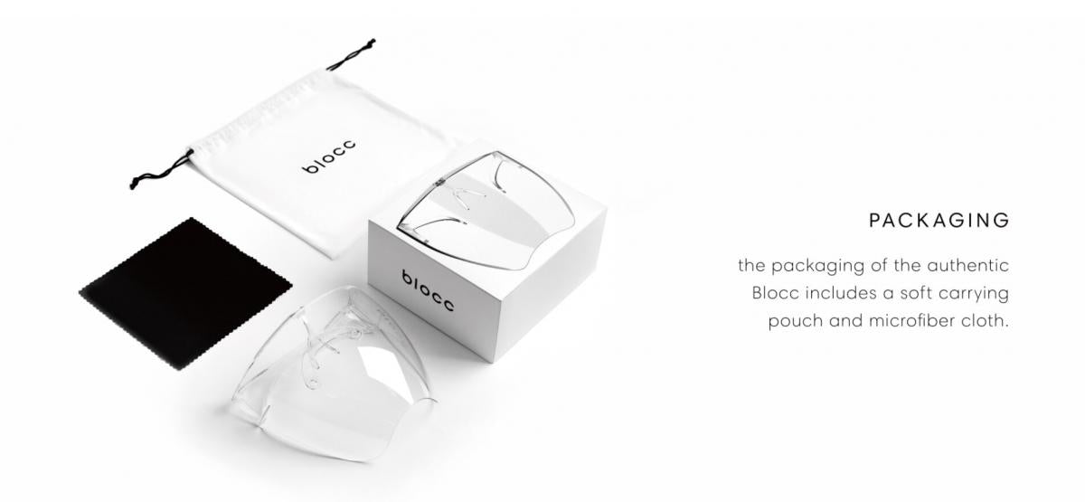 BLOCC - Reusable face mask | Anti-fog mask | Korean design | Protective face mask | Anti-epidemic supplies | Safety protective gear | Anti-fog mask