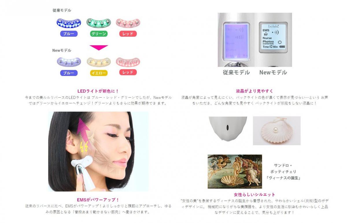 belulu - NEW Rebirth 彩光射頻提拉導入美容儀 (送金箔透明質酸精華素)