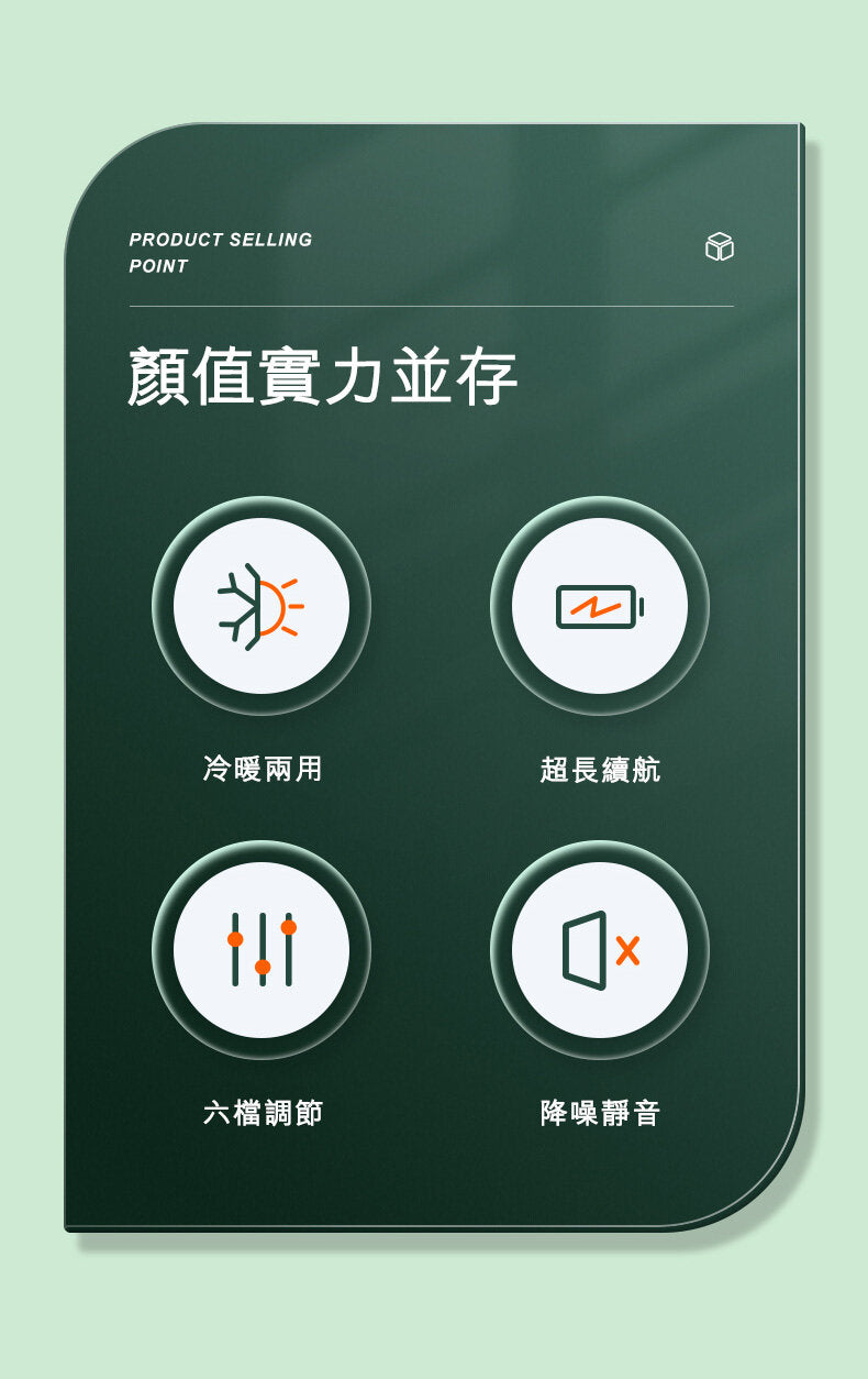 Qianqi-Mirror II Portable Neck Cooler and Heater|Wireless Neck Cooler|Cooling and Heating Dual Use|Heating Neck Brace