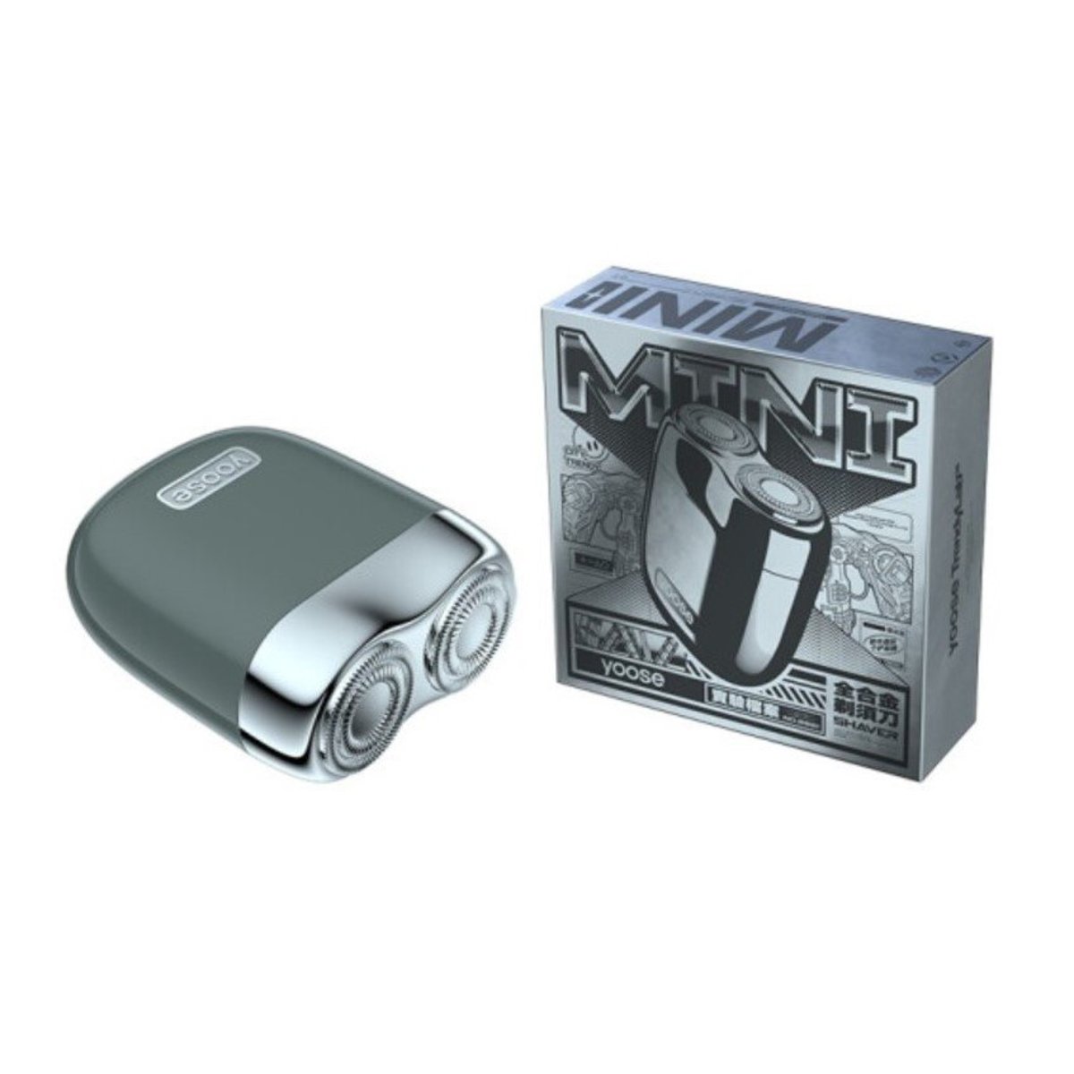 YOOSE - MINI 便攜式電動剃鬚刀 - 綠色【香港行貨】