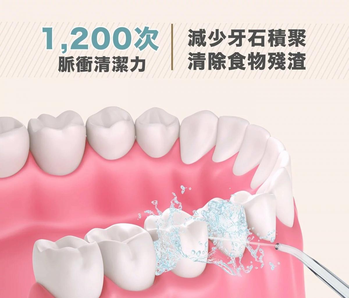 b.bellus - 便攜式水の牙線|電動水牙線|沖牙器|無線|沖牙機|可伸縮 BB0004
