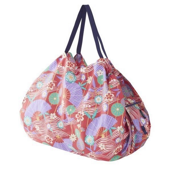 Shupatto - Compact Bag 和柄系列 極速摺疊收納袋 (L SIze)|Marna|購物袋|環保袋|快速收納|口袋包 - ASANOHA