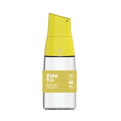 ZUUTii - 自動開蓋油醋瓶|防漏調味瓶|玻璃油瓶|500ml|調味料容器|油罐|重力感應油壺