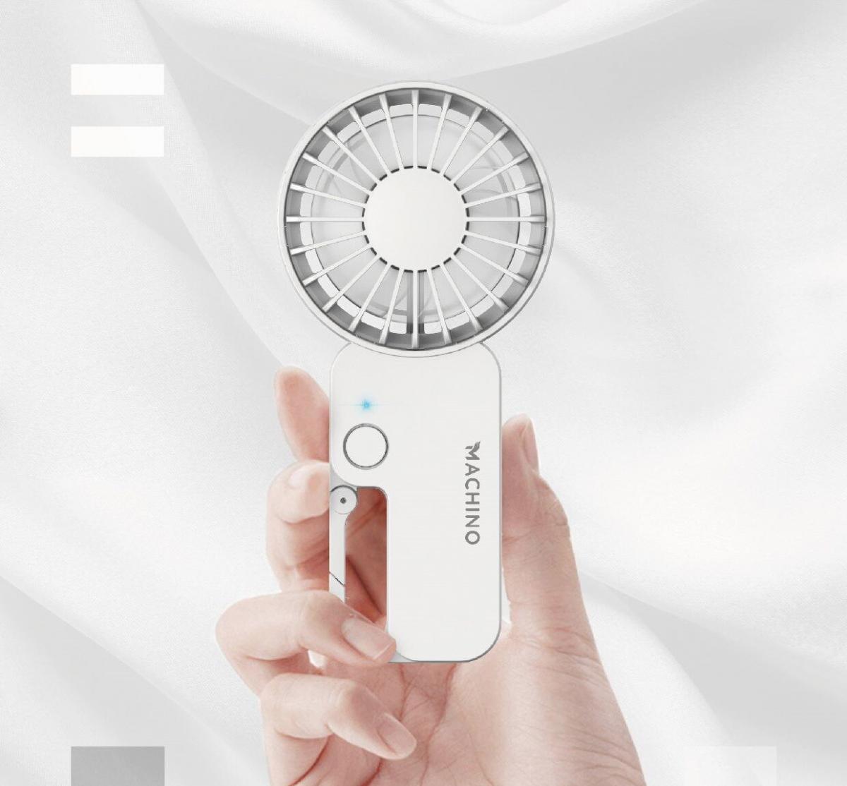 Machino - M12 handheld mini fan|USB rechargeable|wireless|portable|hook|handheld|hands-free|stand