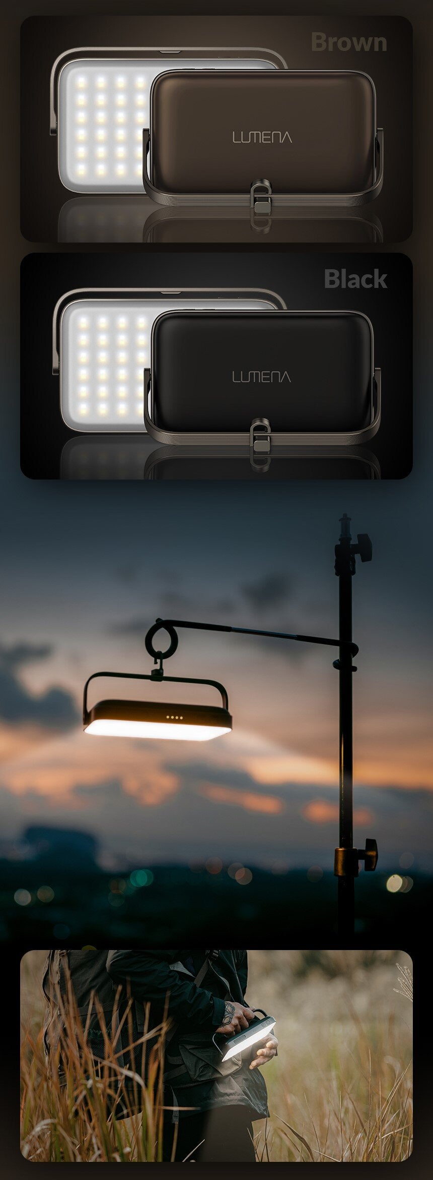 Lumena - PLUS 2 行動電源照明LED燈|露營燈|防水燈