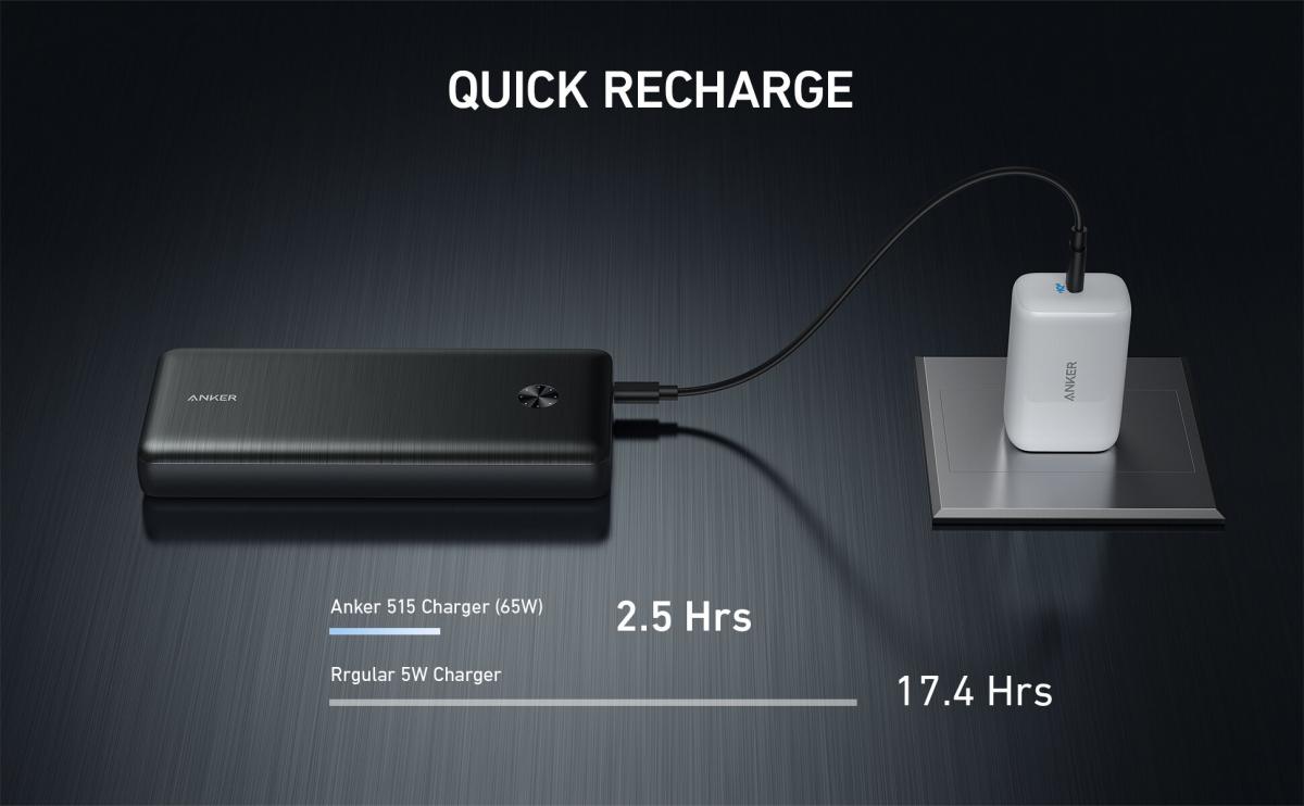 Anker - PowerCore III Elite 26K 87W 4輸出行動電源 A1291|25600mAh|747 Power Bank|流動電池|尿袋
