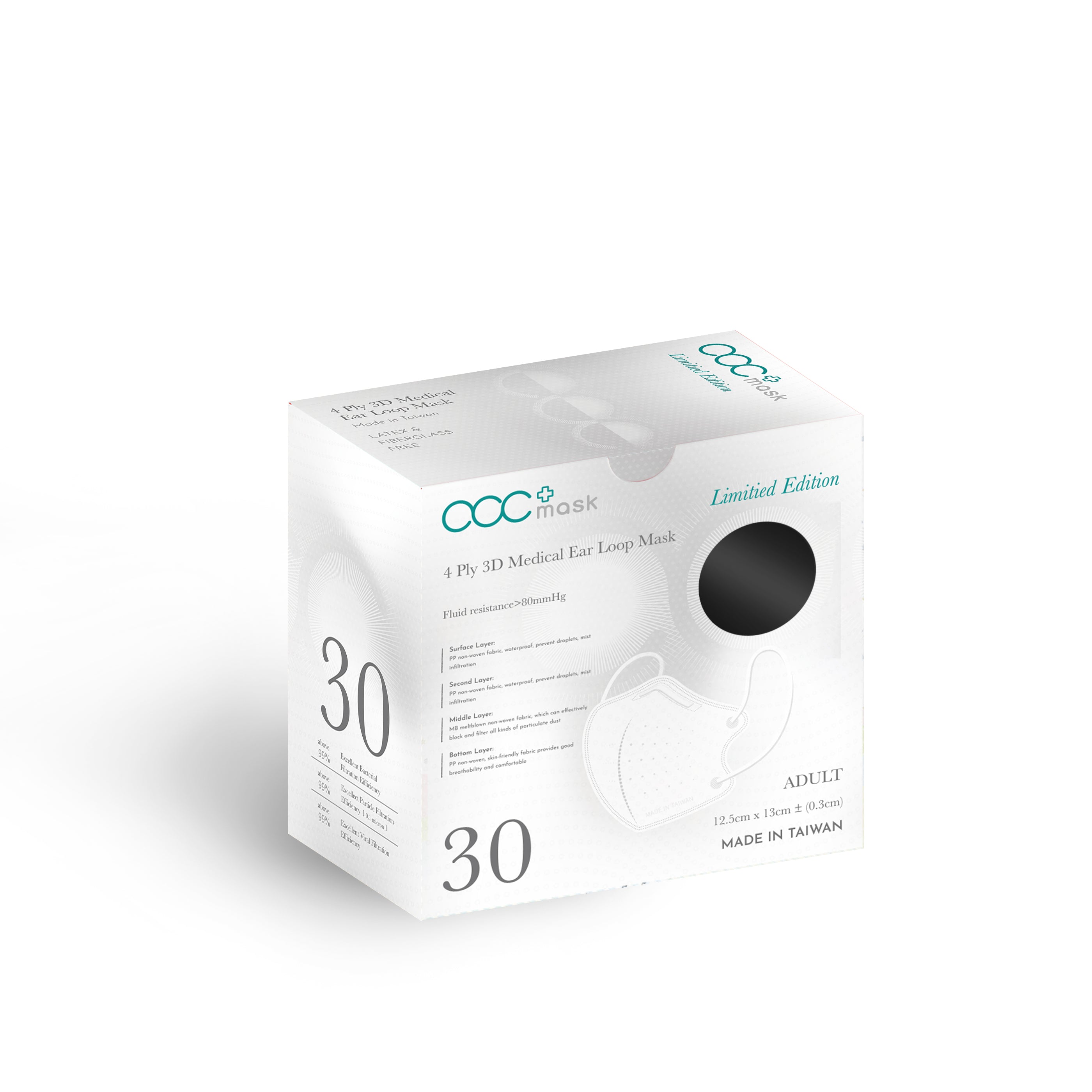 acc+ Taiwan super three-dimensional adult mask