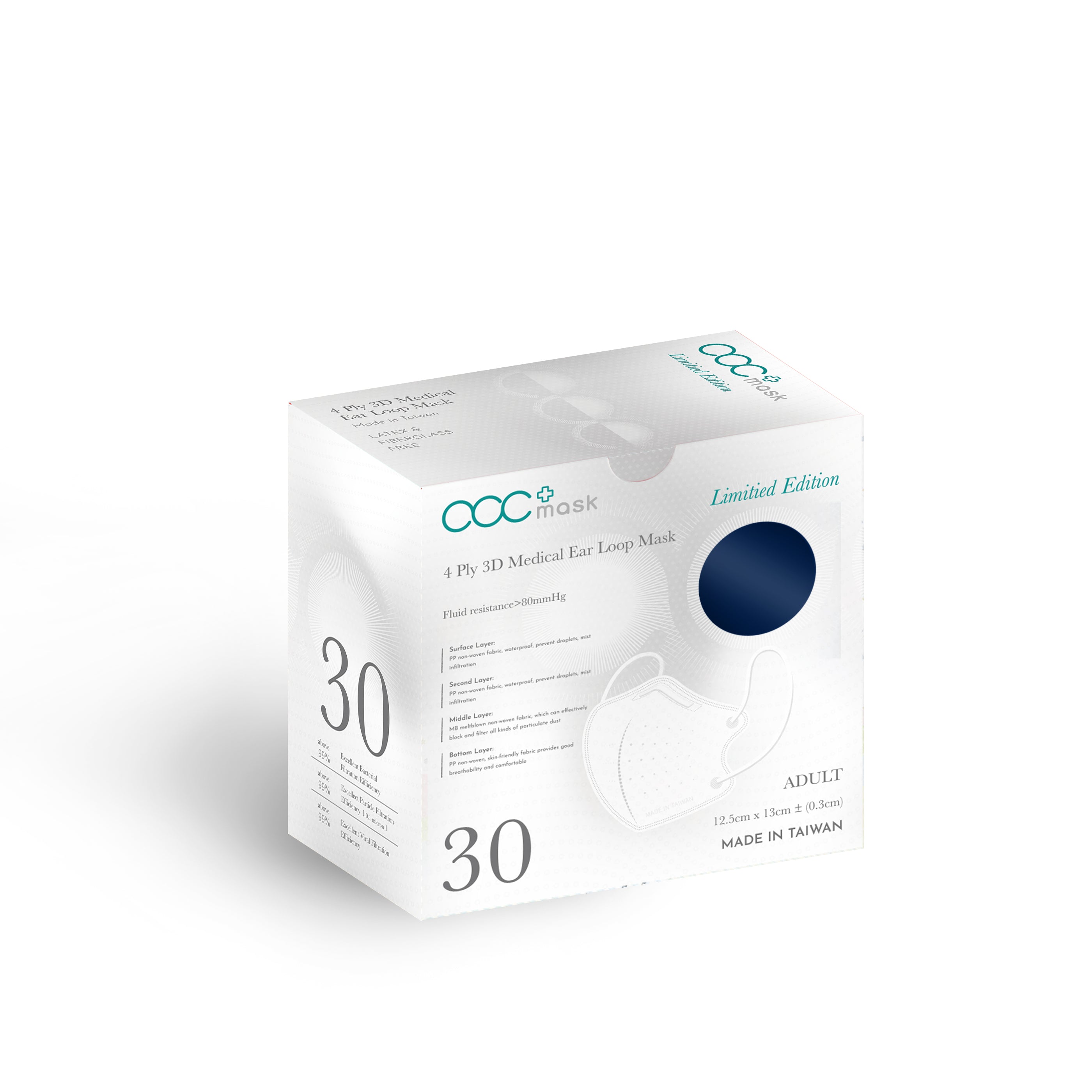 acc+ Taiwan super three-dimensional adult mask