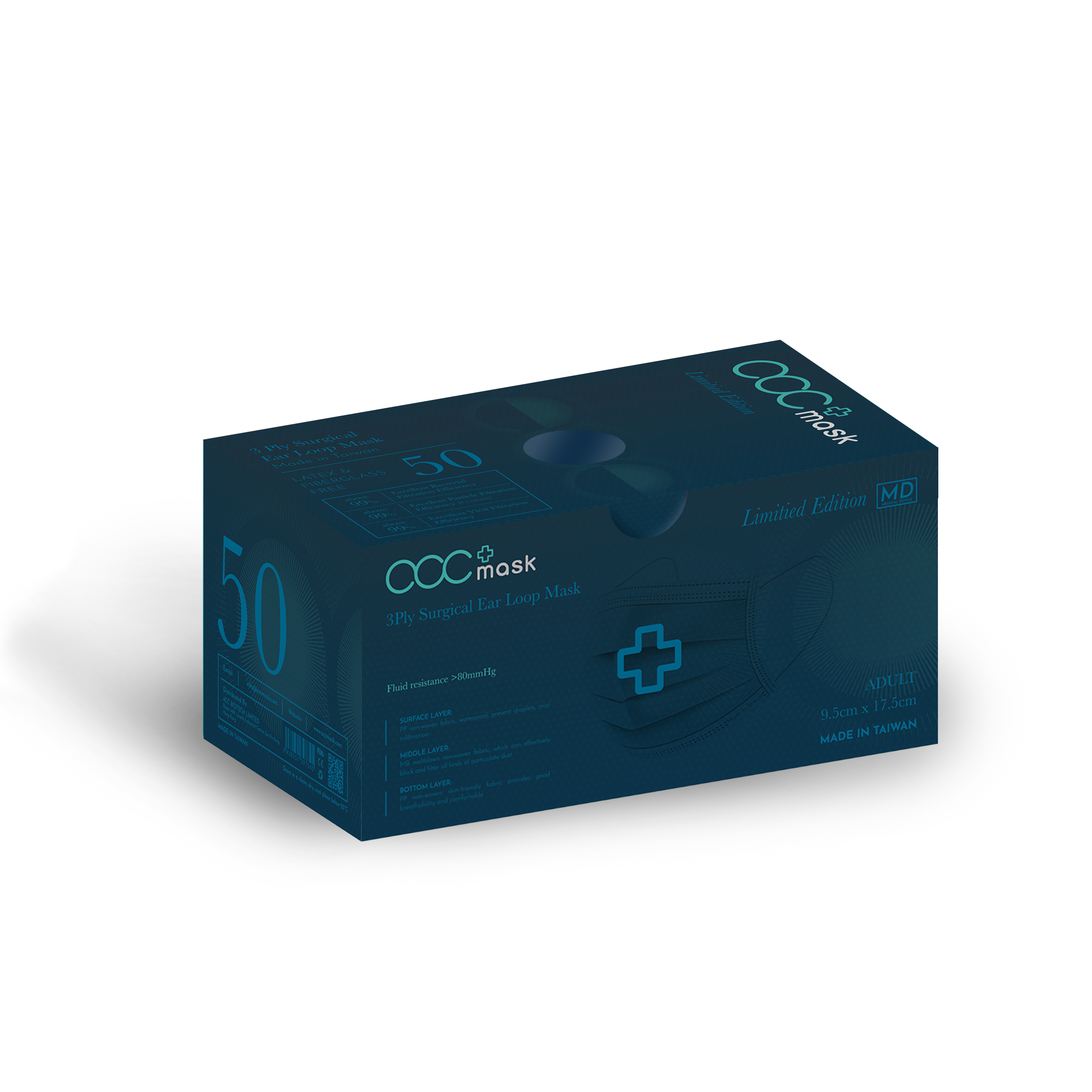 acc+ 海軍藍口罩