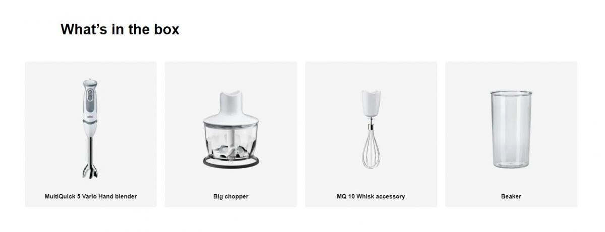 Bailing brand-MQ5235 MultiQuick 5 Vario hand blender