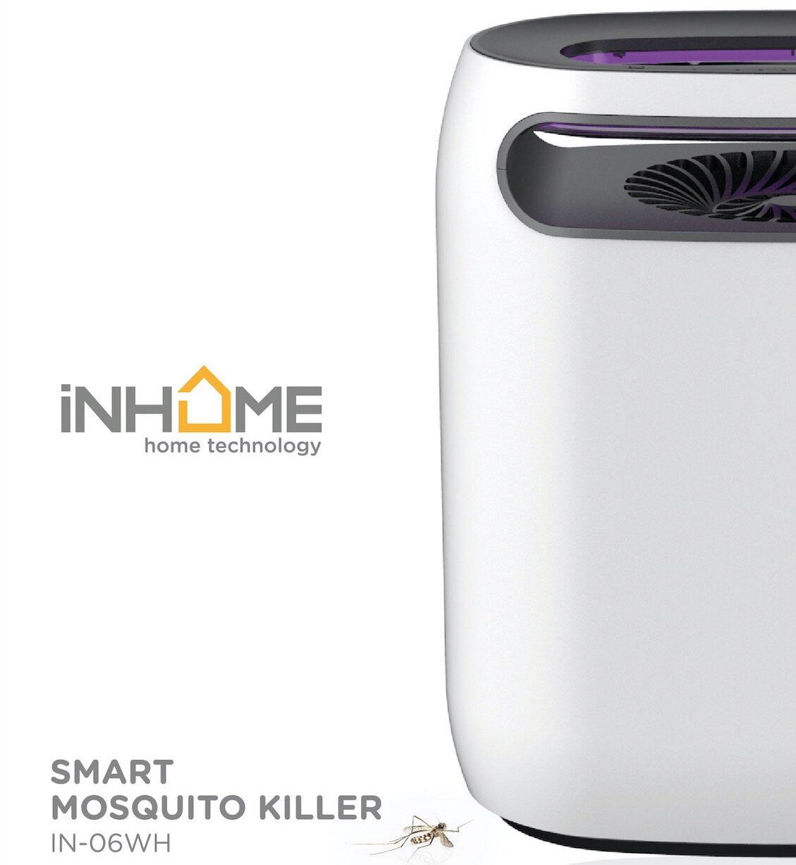 inHOME - IN06-WH 智能靜音滅蚊燈|手機App智能操作|靜音滅蚊燈