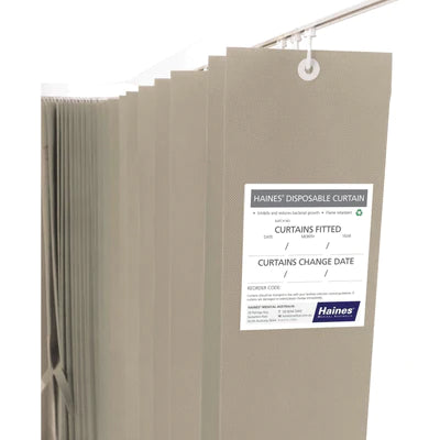 Haines® Antimicrobial Medical Curtains - CUSTOM LINES REDUCED TO CLEAR Haines® 抗菌醫用窗簾