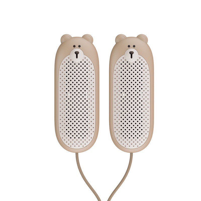 HAYAKU - Bear UVC Shoe Dryer | Portable Constant Temperature Shoe Dryer | Drying Clothes | Ultraviolet Sterilization and Disinfection | Timing Function | Removing Odor DK-01