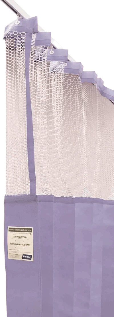 Haines® Antimicrobial Medical Curtains - CUSTOM LINES REDUCED TO CLEAR Haines® 抗菌醫用窗簾