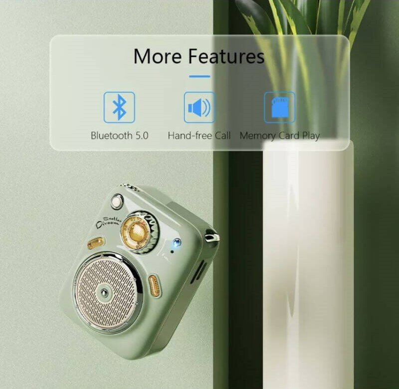 DIVOOM - Fairy-OK 迷你多功能便攜卡拉OK藍牙喇叭套裝|K歌神器|唱K|收音機