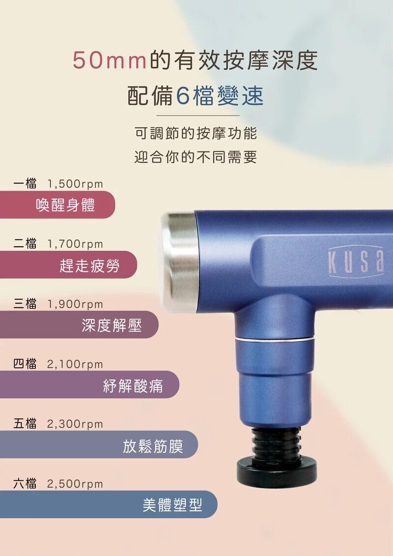 Kusa - M300 Mini Cool Small Fascial Massage Gun|Massage Gun
