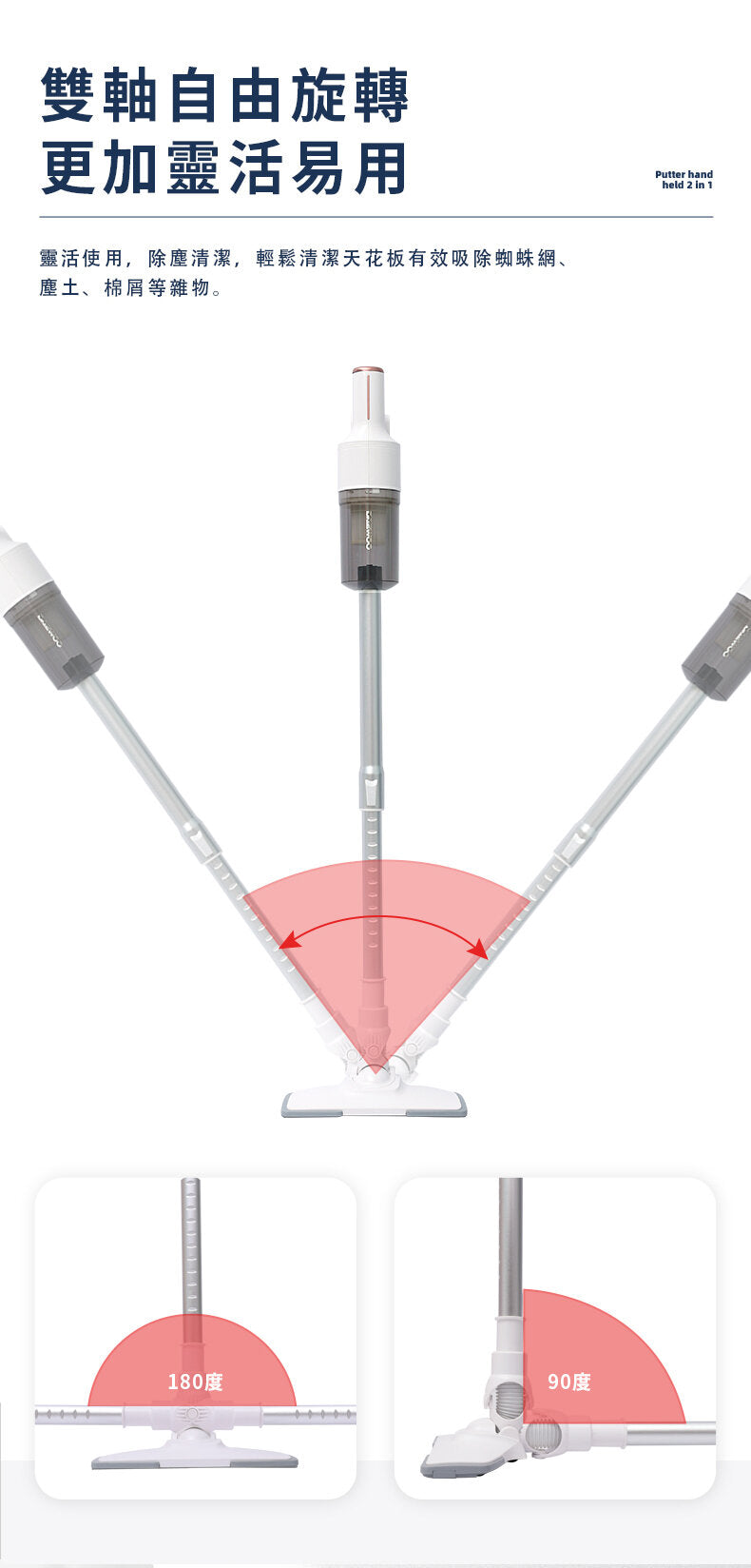 DAEWOO - DY-XC02 Cordless Handheld Vacuum Cleaner