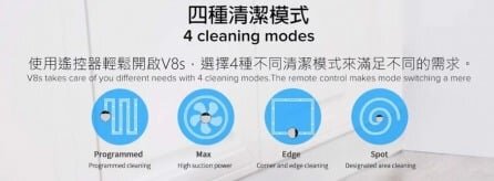 iLife - V8 Plus 吸塵濕拖二合一機械人|機器人吸塵器|掃地機械人