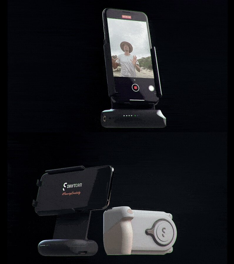 SHIFTCAM - ProGrip Starter Kit Photography Grip|Wireless Charging Stand|Power Bank|Mobile Phone Shooting Stand|Ergonomics|Bluetooth Shutter Button