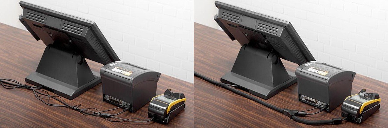 Bluelounge - Soba Cable Director Cord Storage and Organizing Set - Black