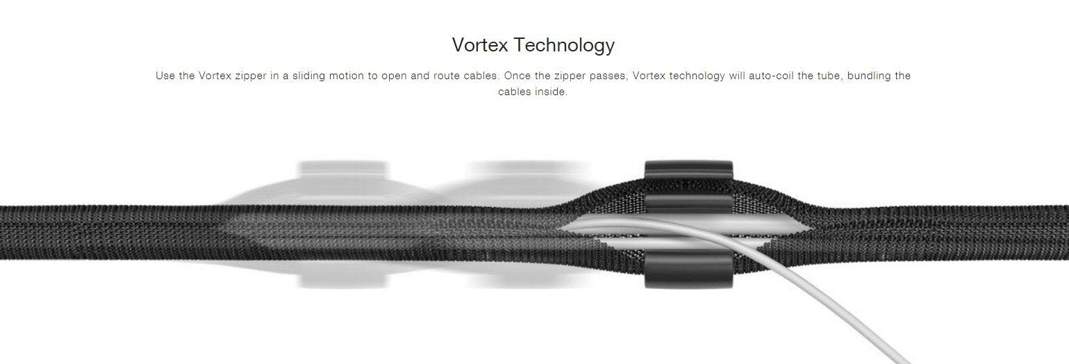 Bluelounge - Soba Cable Director Cord Storage and Organizing Set - Black