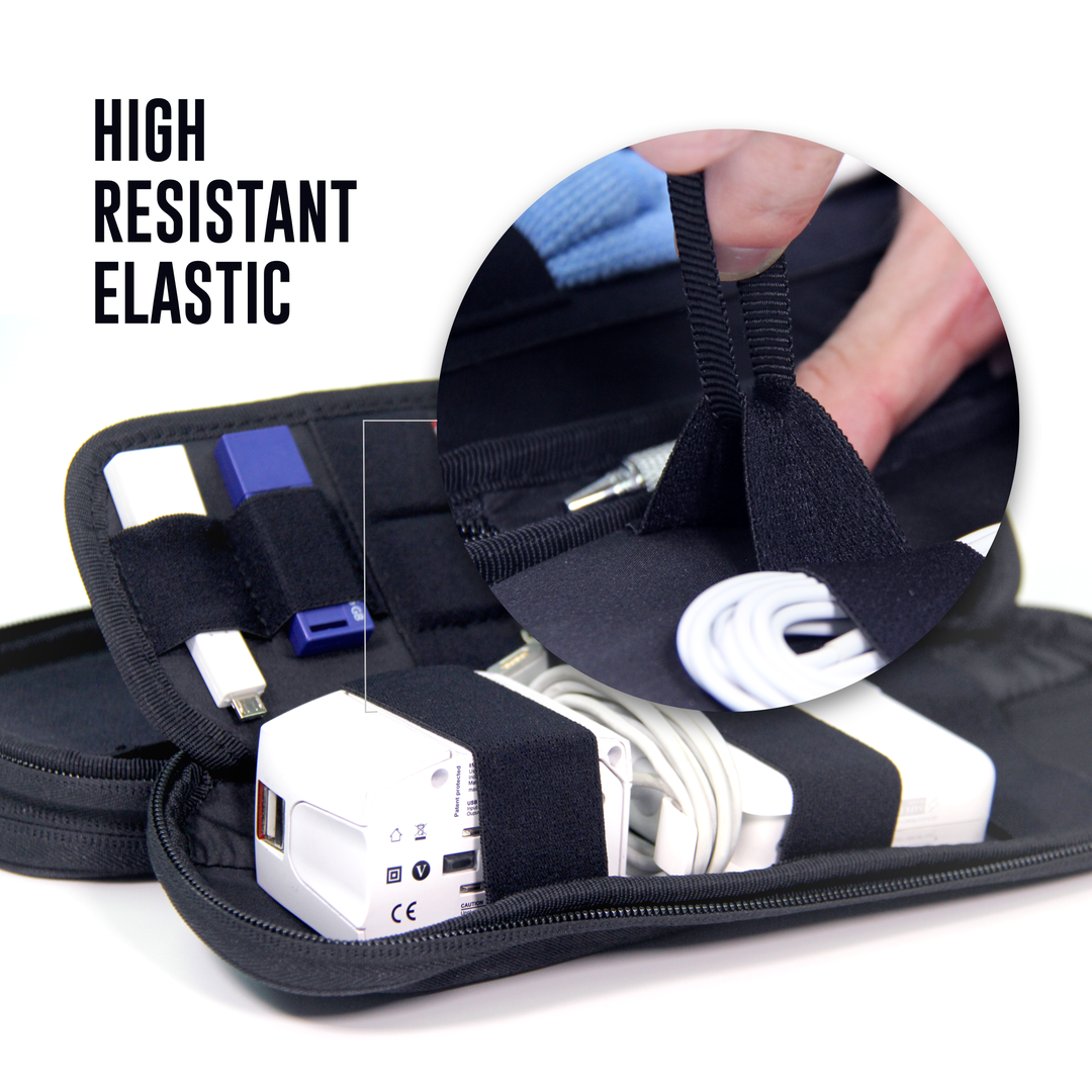 Side by Side - The Power Packer Travel Small Items Storage Bag - Bordeaux