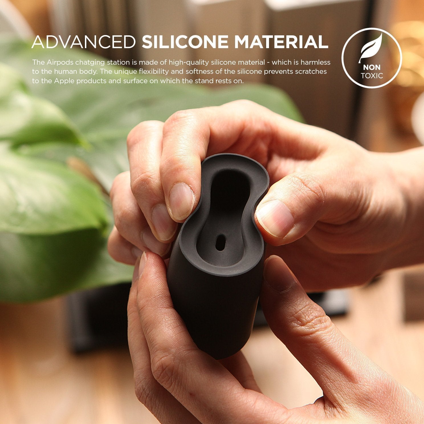 Elago - Airpods Charging Case Stand Charging Stand - Black