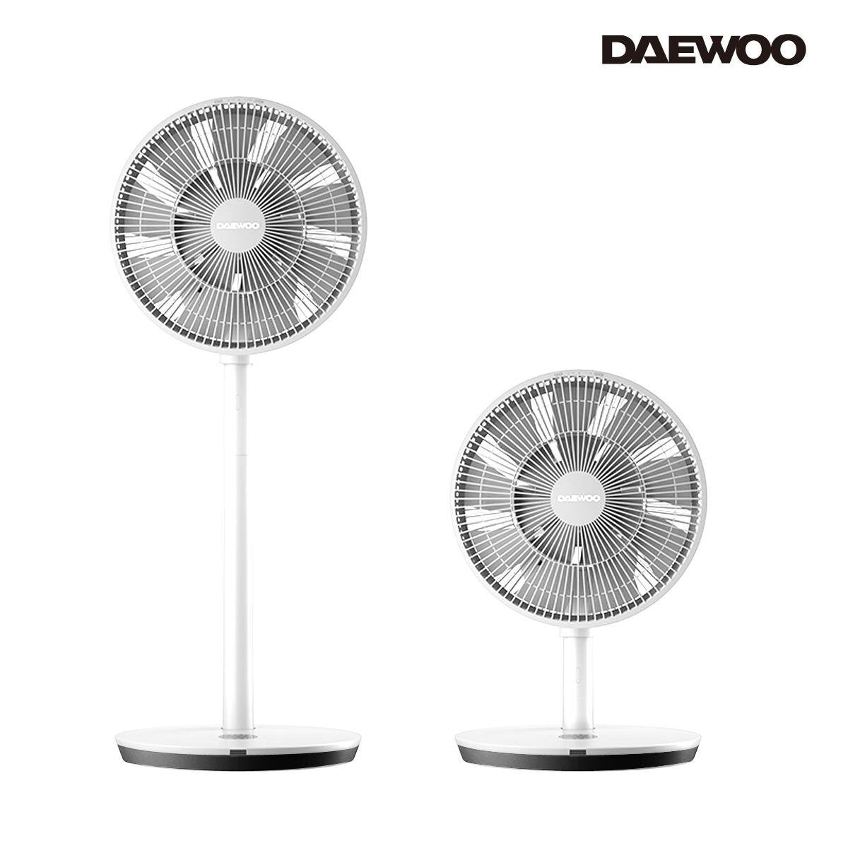 DAEWOO - F3 PRO 無缐360度空氣循環風扇|便攜|座枱|座地|搖頭風扇
