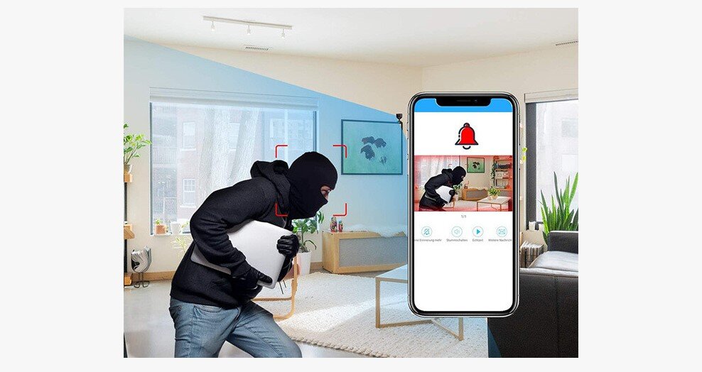 Lunon - 流動無線監控微型攝錄機|紅外線夜視|防盜攝像頭 LUN11