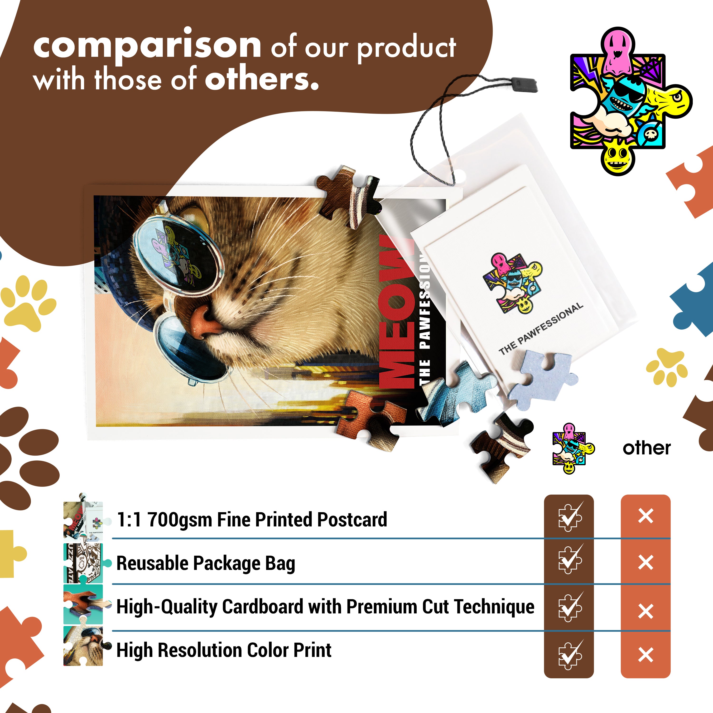 PUZZMATE THE PAWFESSIONAL 500