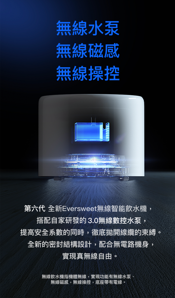 Petkit - Eversweet 6 Pet Smart Wireless Pump Water Dispenser SUS 304|Pet Water Dispenser|With Power Cord