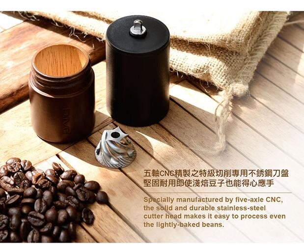 Driver - Solid wood and fine steel mini grinder|Hand-crank bean grinding|Manual bean grinding machine