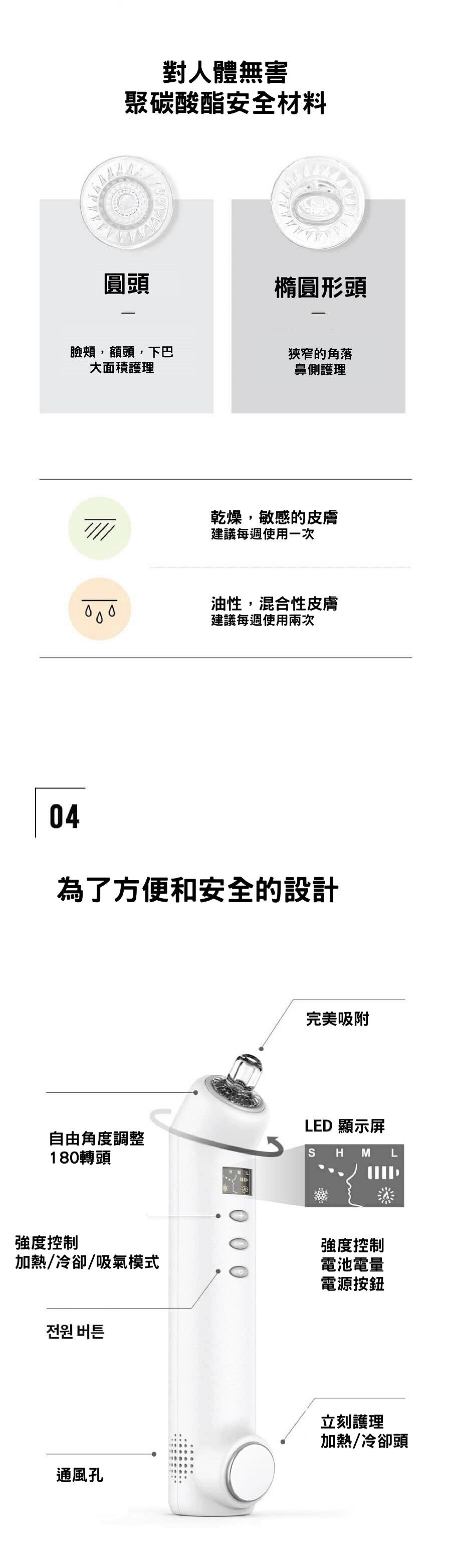 Face Factory - 冷熱皮膚毛孔護理機|黑頭粉刺機|收毛孔|黑頭清潔器