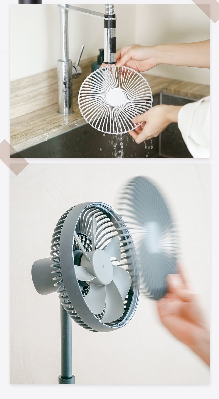 Lumena - N9 FAN PRIME2 PLUS 無線伸縮座檯風扇|Prime 2+|座枱|搖頭|吊扇|掛勾