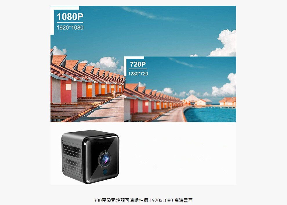 Lunon - 流動無線監控微型攝錄機|紅外線夜視|防盜攝像頭 LUN11