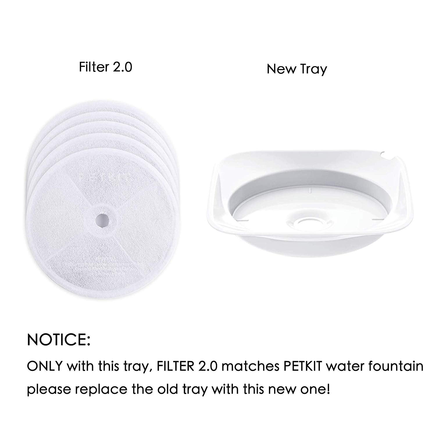 Petkit - Eversweet Second Generation Filter Replacement (Filter Material Increase 100%) (Pack of 5)