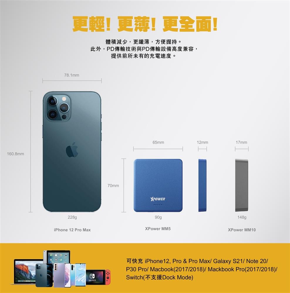 Xpower - MM5 wireless charging + PD external charger | MagSafe external battery