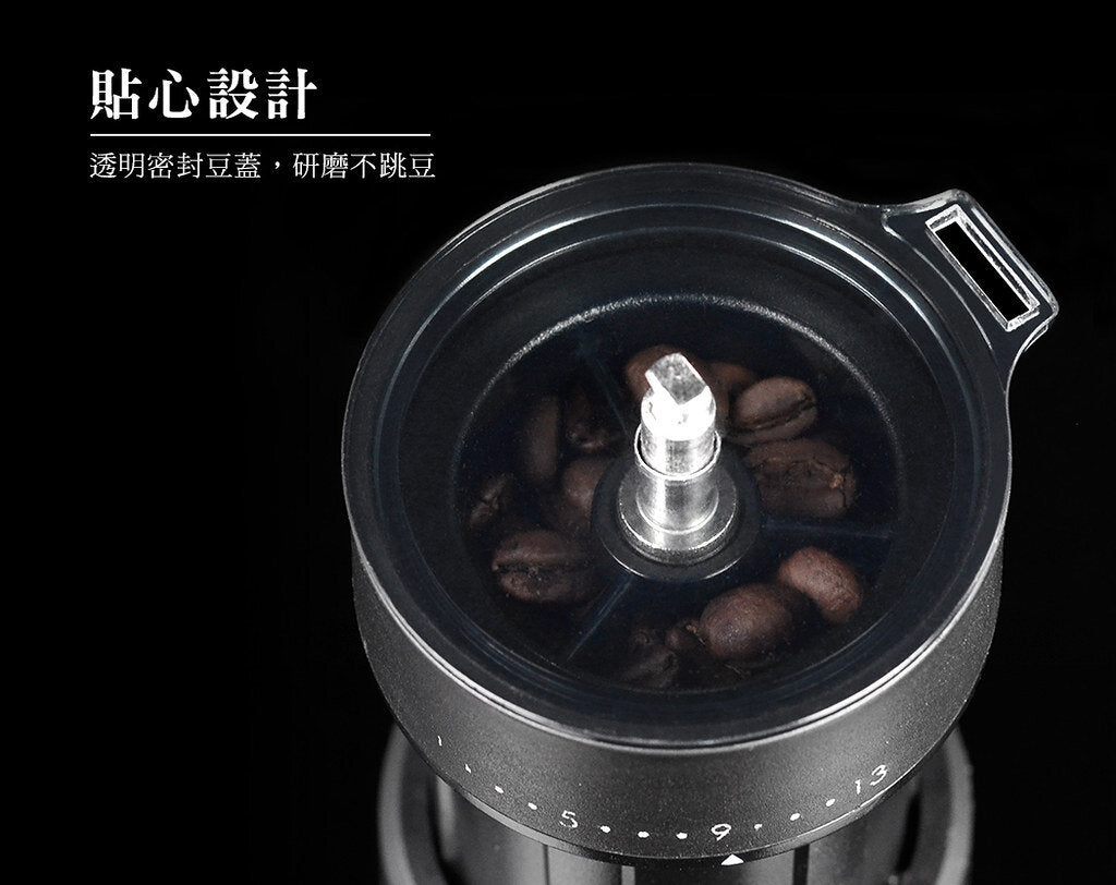 Driver - Double Bearing Telescopic Bean Grinder (With Protective Case)|Hand Grinding Beans|Manual Bean Grinding