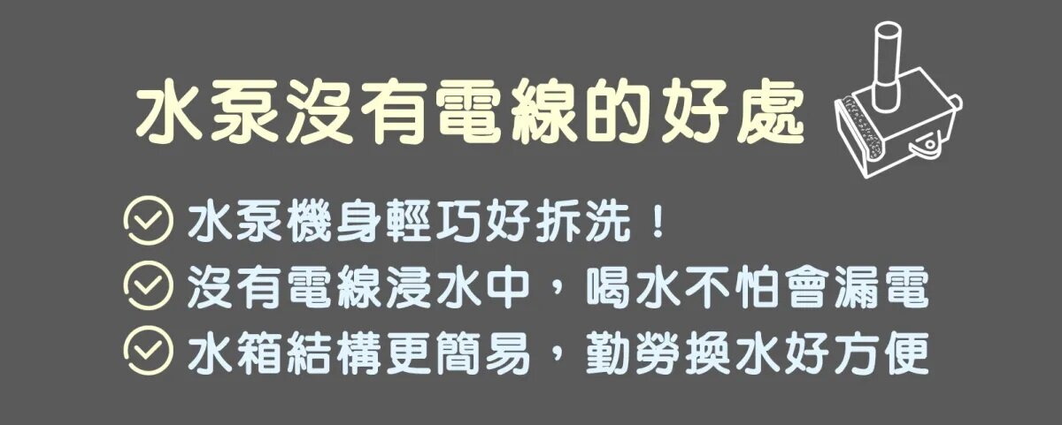 Miiibo - Drink Mini Zinc Ion Wireless Pet Water Dispenser|Pet Water Dispenser-Transparent White