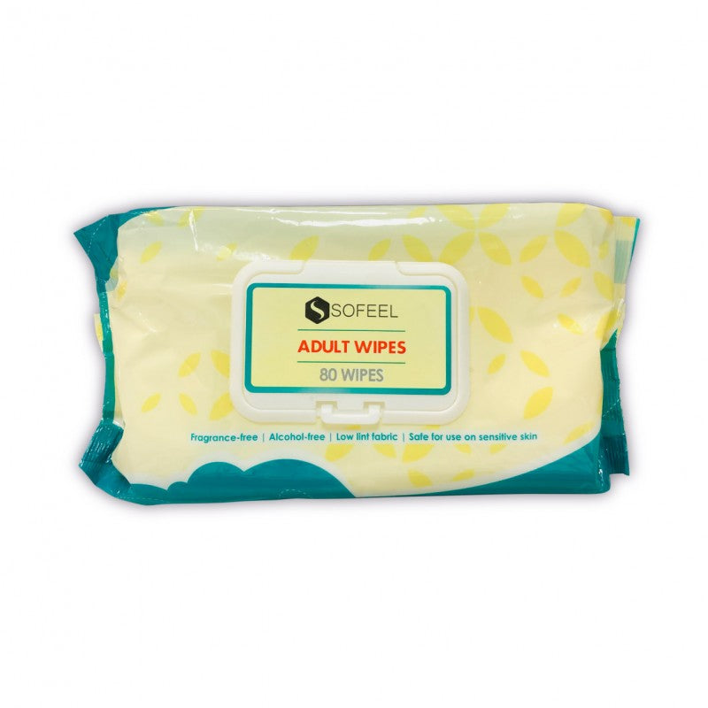 Livingstone Sofeel Adult Wipes (80pcs)