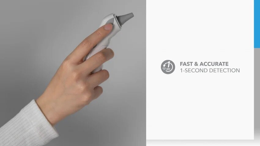 MOMAX - 1-Health 2-in-1 infrared non-contact thermometer HL2 | forehead probe | ear probe | thermometer | thermometer | heat detector