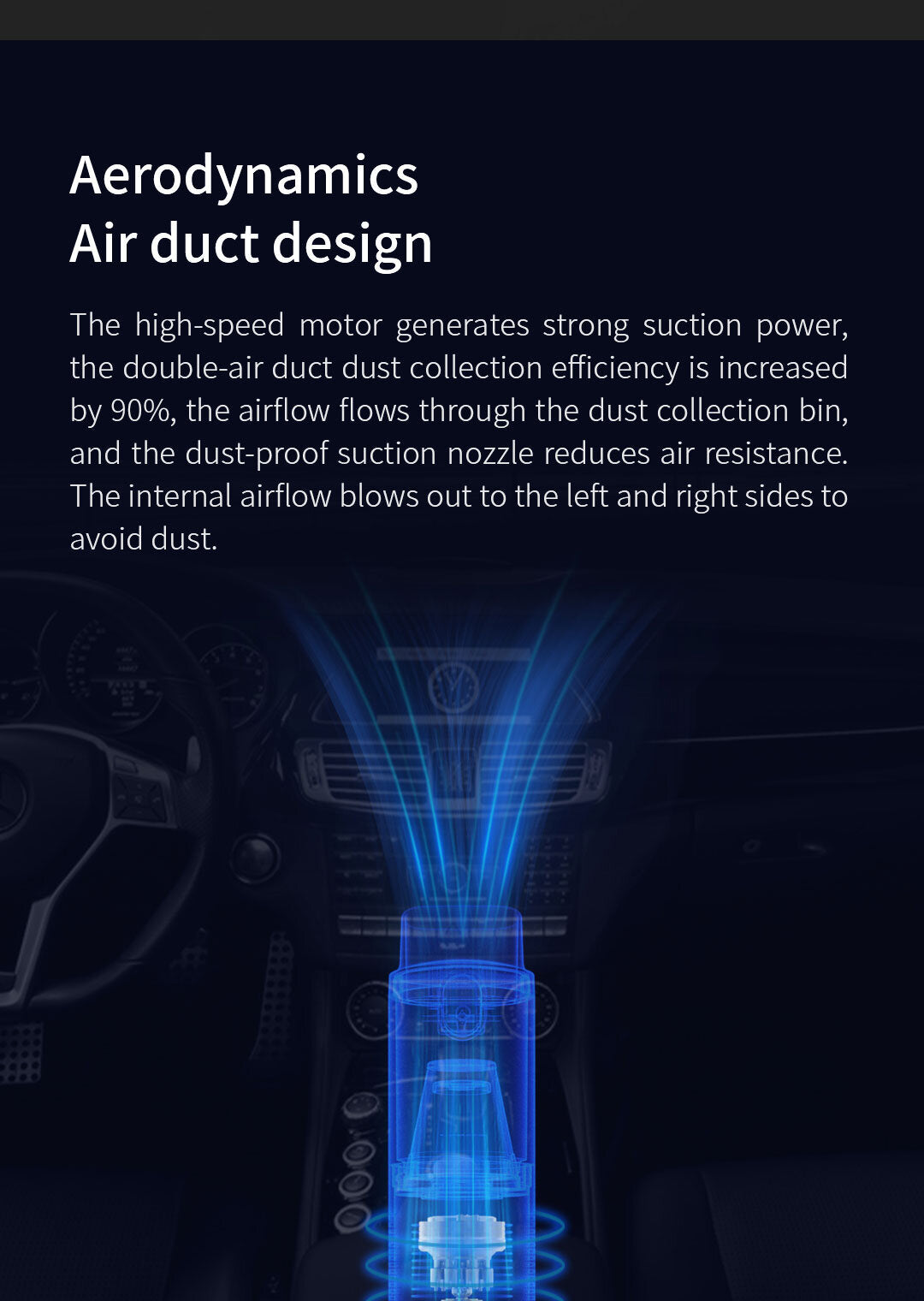 Lydsto - H2 Handy Cordless Vacuum Cleaner|Handheld Vacuum Cleaner|16000Pa|Small|Car Vacuum Cleaner